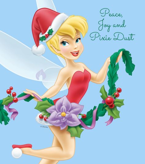 Disney Fairies Tinker Bell Merry Christmas pictures Christmas Tinkerbell, Disney Christmas Cards, Tinkerbell 3, Tinkerbell Pictures, Tinkerbell And Friends, Christmas Card Pictures, Peter Pan And Tinkerbell, Winnie The Pooh Christmas, Merry Christmas Pictures