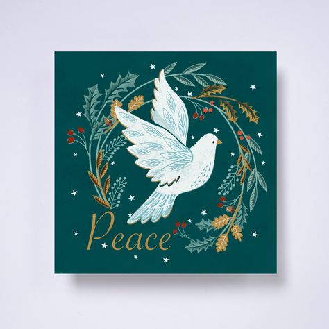 Peace Christmas Cards, Holiday Elements, Red Cross Society, Charity Christmas Cards, Charity Gifts, Cross Gift, Nordic Christmas, Red Bird, Cards With Envelopes