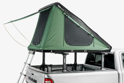 Thule-Tepui-HyBox-Wedge-Tent-gear-patrol-lead-full Roof Rack Tent, Tepui Tent, Rooftop Tent, Hiking Tent, Roof Tent, Tent Design, Cargo Carrier, Top Tents, Roof Top Tent