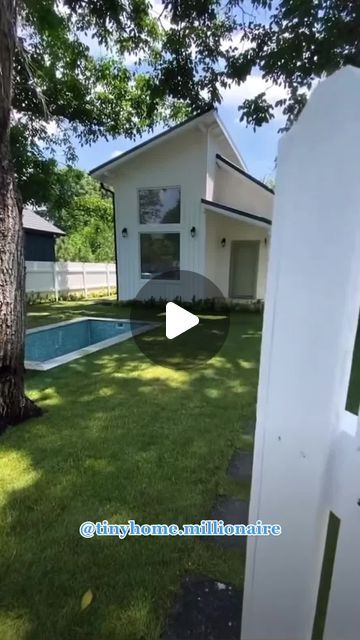 17K views · 1.6K likes | Tiny House on Instagram: "400 sqft Tiny House w/ Private Yard & Pool  #tinyhouse #tinyhome #tinyhousemovement #tinyliving #architecture #tinyhouseliving #tinyhouseonwheels" Pre Fab Homes, Tiny House With Pool, Backyard Cabin, Private Yard, House With Pool, Tiny House Movement, Tiny House Living, Tiny House On Wheels, Tiny Living