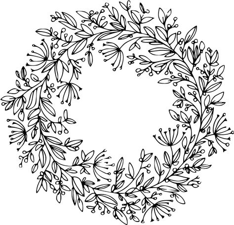 Kranz Scandi Wreath, Embroidery Reference, Xmas Embroidery, Botanical Wreath, Wreath Drawing, Window Color, Scandinavian Folk Art, Elegant Tattoos, For Eyes