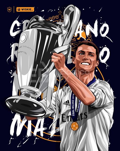 Champions League Poster, Coco Costume, Ronaldo Madrid, Cristiano Ronaldo Body, Cristiano Ronaldo Hd Wallpapers, Sports Illustration, Cr7 Vs Messi, Ronaldo Pictures, Cr7 Wallpapers