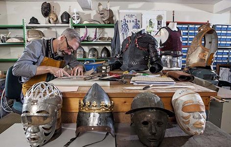 The costume-prop maker: 'I think of myself as a problem solver with a bit of artistry chucked in' - Country Life Prop Maker, Prop Making, Problem Solver, Think Of Me, Country Life, Collage, Pins, Art