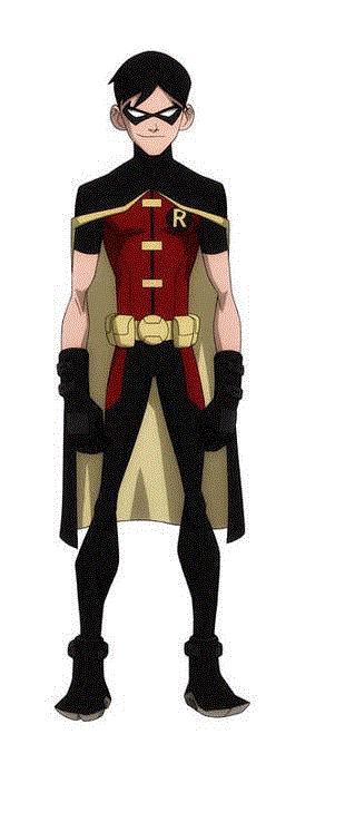 I love Robin! Young Justice, For Women, Red, Black