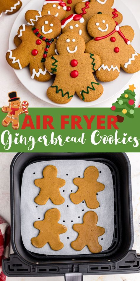 Emily Enchanted, Spiced Cookies, Easy Gingerbread Cookies, Best Gingerbread Cookies, Chewy Ginger Cookies, Air Fryer Recipes Snacks, Chewy Gingerbread Cookies, Soft Gingerbread Cookies, Christmas Cookie Recipe