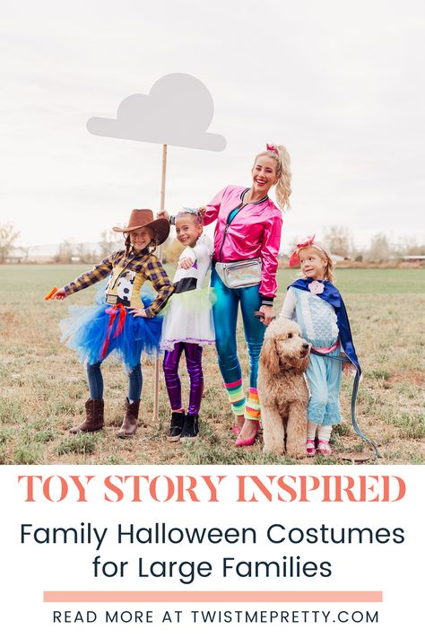 Barbie Costume Toy Story, Toy Story Dress Up Ideas, Barbie Toy Story Costume, Toy Story Halloween Costumes Families, Toy Story Costume Ideas, Toy Story Family Costumes, Toy Story Barbie Costume, Toy Story Halloween Costumes, Toy Story Barbie