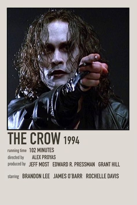 Horror Movie Ideas, Film Stills Cinematography, Goth Movies, The Crow Movie Wallpaper, Polaroid Movie Poster Horror, Goth Movie Poster, The Crow Poster, The Crow Aesthetic Movie, The Crow Movie