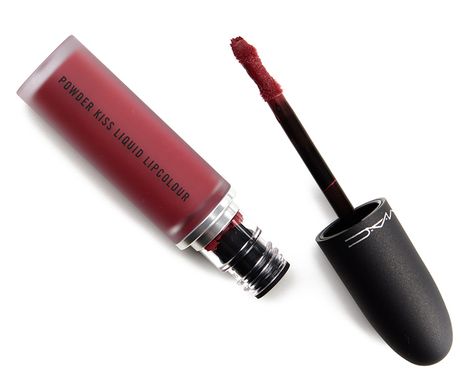 MAC Marrakesh-mere Powder Kiss Liquid Lipcolour ($24.00 for 0.17 oz.) is a medium, coppery-brown with warmer undertones and a satin finish. The liquid lipstick delivered full coverage in a single layer of product, which applied evenly and sat well on my lips. The consistency felt lightweight, mousse-like with an airy, more whipped texture that was velvety and not overly emollient. It stayed on nicely for five hours and felt lightly hydrating over time, though it did not meet the 10-hour wear cla Permanent Lipstick, Mac Powder, How To Match Foundation, Sparkly Eyes, Bite Beauty, Warm Undertone, Cream Eyeshadow, Editorial Makeup, Beauty Review