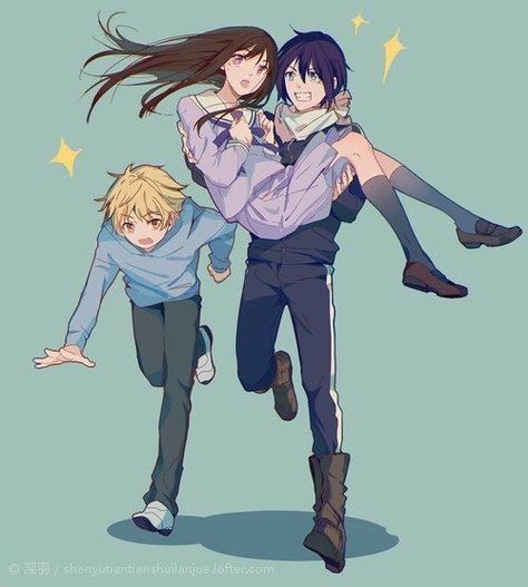 Aproveito a chance pra pegar a Hiyori no colo né safadão Yato X Hiyori, Noragami Yato, Yukine Noragami, Yato And Hiyori, Yato Noragami, Noragami Anime, Costume Anime, Noragami, Two People