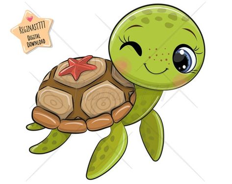 Cute Turtle Drawings, Sea Turtle Drawing, Turtle Clipart, Cartoon Turtle, Turtle Drawing, Turtle Print, Cute Turtle, Terrapin, Water Sea