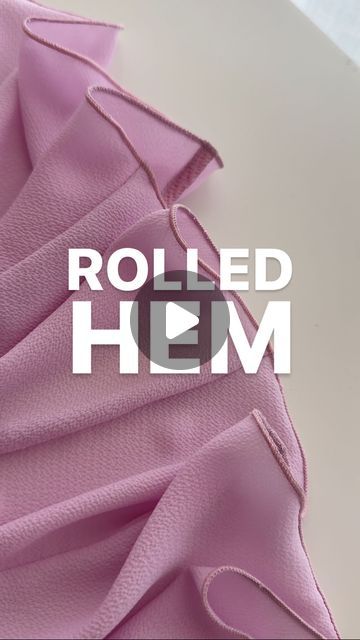 The SEWING DIARY on Instagram: "As the fabric moves through the overlocker, the rolled hem forms, showing careful work.🤍 Each stitch gently holds the edges with a smooth curve.  This neat hem adds a touch of elegance, reflecting the care and beauty in every detail.👌  #sewing #sewingtutorial #sewingtips #sewingtipsandtricks #sewingtechniques #rolledhem #rolledhems #rolledhemtutorial #rolledhemming #brothersews #brothersewingmachines #brotheroverlock #brotherserger" Rolled Hem Serger, How To Sew Edges Of Fabric, Rolled Hem Sewing Hack, Sowing Tricks, Overlocker Tips, Overlocker Projects, Gently Holds, Serger Sewing, Brother Sewing Machines