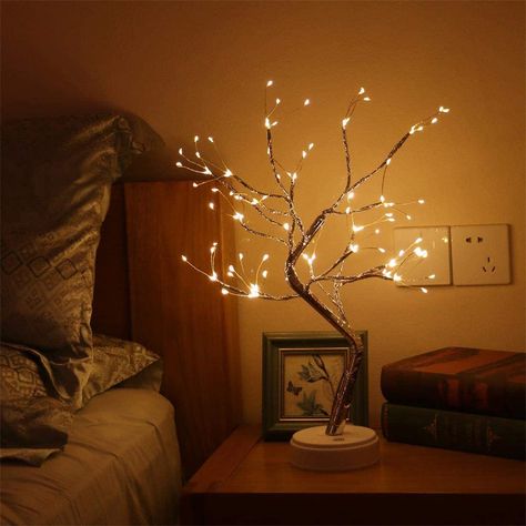 Fairy Lights In Trees, Led Tree, Tree Spirit, Tree Lamp, Fairy Tree, Room Stuff, Fairy Light, Tree Lighting, Led Night Light