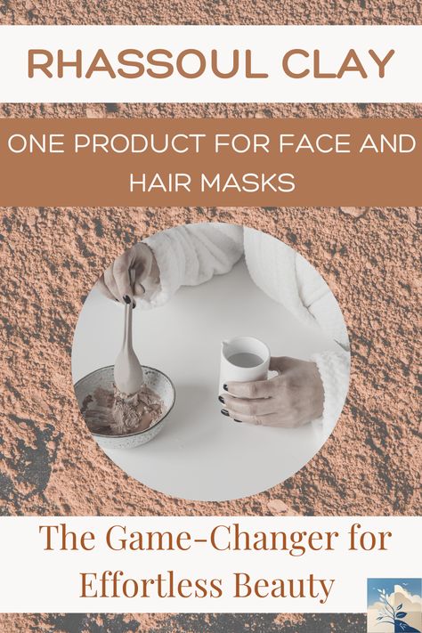 Clay Mask Hair, Aztec Clay Hair Mask Recipe, Indian Healing Clay Mask Hair, Aztec Clay Mask Hair, Rhassoul Clay Hair Wash, Diy Clay Mask, Clay Hair Mask, Rhassoul Clay Mask, Hair Mask Recipe