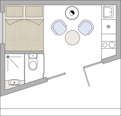 Gallery of How Small Can A Home Be? A Glimpse into the Smallest Houses in the World - 20 Smallest House, Prefab Cabins, Tiny Cabins, Micro House, Renzo Piano, Tiny Cabin, Compact Living, Tiny House Cabin, Tiny House Plans