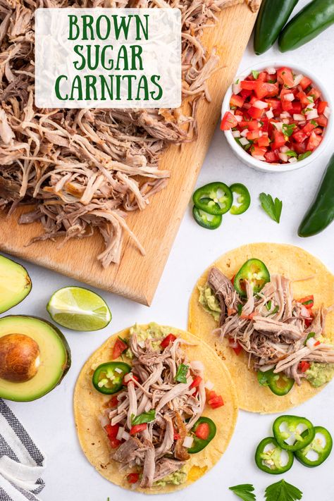 Brown Sugar Carnitas recipe from RecipeBoy.com #brownsugar #carnitas #recipe #RecipeBoy Sauteed Bell Peppers, Butter Steak Bites Recipe, Best Carnitas, Garlic Butter Steak Bites, Butter Steak Bites, Steak Bites Recipe, Southwestern Recipes, Butter Steak, Carnitas Recipe