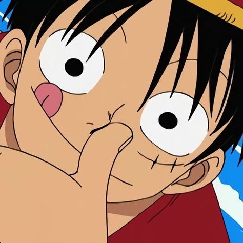 Orewa Luffy, Luffy Smile Icon, One Piece Luffy Smile, Luffy Smiling, Luffy Smile, Luffy Cute, Manga Japan, One Piece Photos, One Piece Cartoon