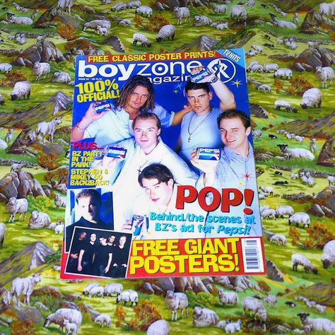 Boyzone Official UK Magazine Issue 28 Solo Centrefolds And Large Double Sided Mikey Graham And Group Poster Makers Of TV Hits Irish Boyband Giant Poster, Groups Poster, Boy Band, Poster Maker, Large Poster, The Other Side, Double Sided, Vintage Shops, Favorite Books