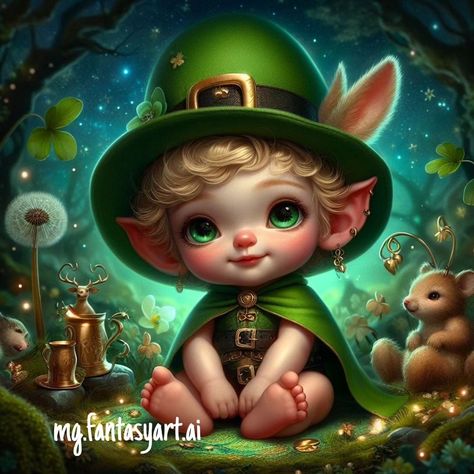 Today, Sunday, March 17, is St. Patrick's Day ☘️💚 #stpatrickday #ireland🍀 #leprechaun #sunday #aidigitalart #aiartlovers #adorablechild #fantasyillustration St Patricks Day Clipart, Saint Patties, March 17th, March 17, Fantasy Illustration, St Patricks, St Patrick, St Patricks Day, Clip Art