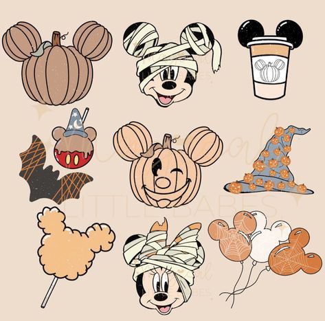 Minnie Balloons, Disney Halloween Nails, Disney Fall, Christmas Hand Painted, Flash Ideas, Eagle Drawing, Halloween Wallpaper Cute, Mickey Pumpkin, Kawaii Disney