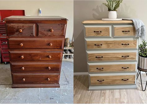 Tjhoko Paint Ideas Furniture, Refinished Bedroom Furniture, Diy Furniture Restoration, Furniture Makeover Inspiration, Revamp Furniture, Bedroom Furniture Makeover, Refinishing Furniture Diy, Upcycled Furniture Diy, Home Design Diy