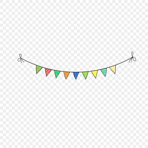 Festival Birthday Party, Birthday Party Clipart, Texture Png, Colorful Birthday Party, Party Clipart, Bunting Flag, Festival Birthday, Birthday Bunting, Colorful Party