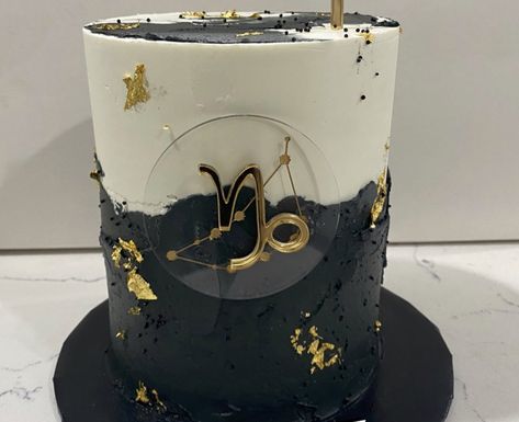 Capricorn Bday Cake, Capricorn Cakes, Capricorn Szn Cake, Capricorn Cake Ideas, Capricorn Birthday Cake, Virgo Cake Ideas, Capricorn Cake, Aquarius Cake, Capricorn Szn