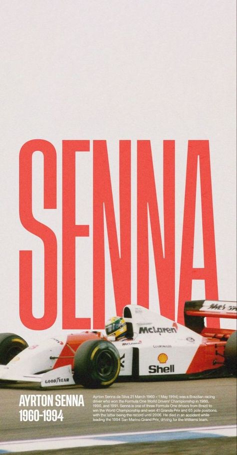 Retro F1 Wallpaper, Aryton Senna Aesthetic Wallpaper, Senna F1 Wallpaper, F1 Cars Wallpaper, Formula1 Wallpaper, Senna Wallpaper, F1 Senna, F1 Racing Poster, Cabrio Vw