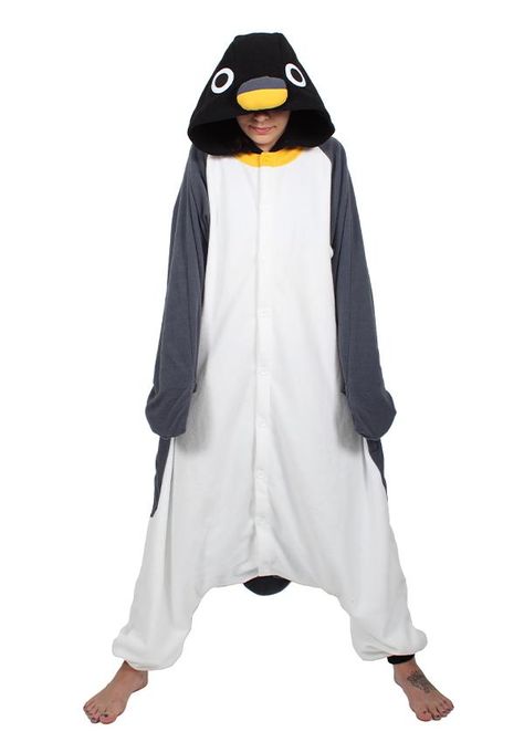 Penguin Onesie, Adult Onesie, Animal Onesie - Kigu Penguin Onesie, Penguin Pajamas, Penguin Costume, Adult Onesie Pajamas, Animal Onesie, Animal Pajamas, Urban Apparel, Adult Pajamas, Onesie Pajamas