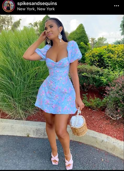 Classy Wedding Attire Guest, Summer Party Dress Casual, Girly Elegant Aesthetic, Body Corns Dresses Outfit, Easter Dress Black Women, Outfit For Picnic Casual, Summer Dresses For Big Busted Women, Spring Dresses Black Women, Stylish Modest Outfits Summer