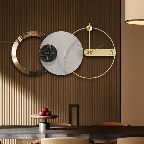 Extra Large Modern Wall Clock Large Wall Clock Modern Overstock, Decrotive Wall Clocks, Pottery Barn Large Wall Clock, Metal Wall Art Clocks, Wall Clocks 2022, Large Wall Clock Collage Living Room, Huge Wall Clock Bedroom, Large Light Up Wall Clock, Art Deco Bedroom Wall Clocks