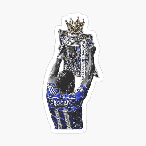 Chelsea Sticker, Didier Drogba, Chelsea, Football, For Sale, American Football, Chelsea Fc