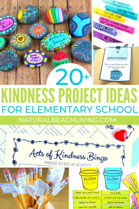 Day Of Kindness Ideas, Kindness Club Projects, Random Kindness Ideas, School Kindness Project, Schoolwide Kindness Project, Acts Of Kindness For Preschoolers, Community Kindness Projects, Elementary Service Project Ideas, Elementary Kindness Club