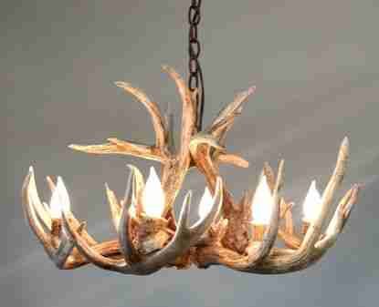 Little Bear Peak Round Whitetail Deer Antler Chandelier – 6 Lights - Log Cabin Rustics Farmhouse Small Dining Room, Diy Antler Chandelier, Diy Antler Projects, Deer Horn Decor, Diy Antler, Diy Antlers, Deer Antler Chandelier, Antler Projects, Deer Antler Crafts