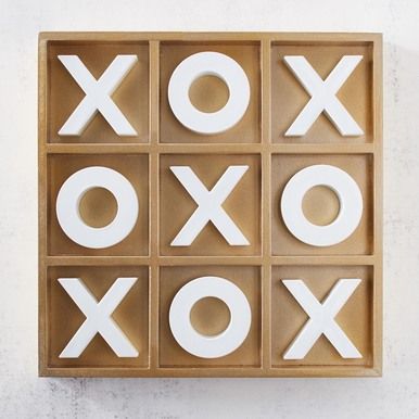 Tic Tac Toe Game - Gold & White Tic Tac Toe Board, Tic Tac Toe Game, Holiday Table Settings, Z Gallerie, Art Chair, Grey Art, Simple Game, Tic Tac Toe, Game Board