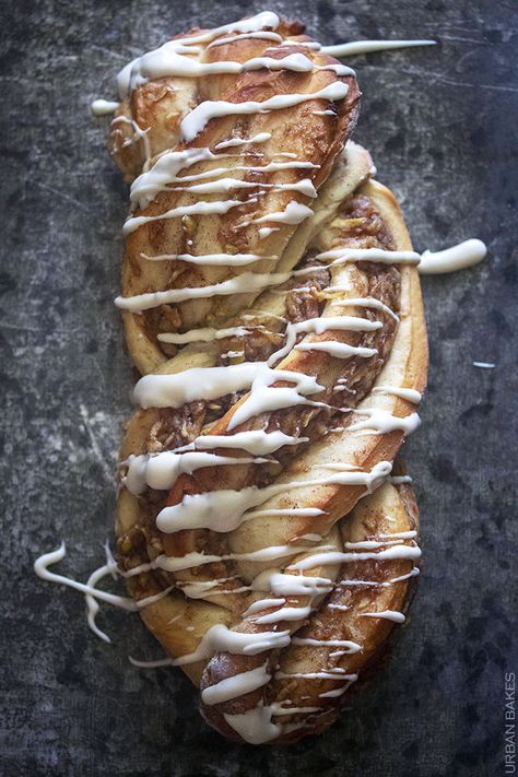 Overnight Pecan Sticky Buns | URBAN BAKES Apple Twist Bread, Tea Presentation, Apple Twist, Pecan Glaze, Twist Bread, Recipes With Yeast, Pecan Sticky Buns, Cookie Crisp, Cinnamon Twists