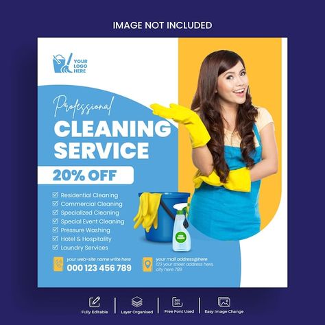 Cleaning service instagram post banner a... | Premium Vector #Freepik #vector #sweeping #cleaner #purification #template Post Template Design, Jewelry Logo Design, Social Media Post Template, Residential Cleaning, Jewelry Logo, Professional Cleaning Services, Commercial Cleaning, Post Design, Cleaning Service