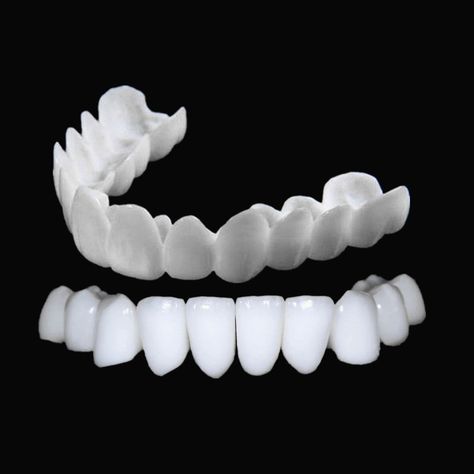 New snap smile customized label Upper lower False teeth cover Perfect Smile Veneers Comfort Fit Flex Denture braces https://m.alibaba.com/product/1600099910982/New-snap-smile-customized-label-Upper.html?__sceneInfo={"cacheTime":"1800000","type":"appDetailShare"} Perfect Smile Teeth, Snap On Smile, Homemade Garden Decorations, Teeth Covers, Temporary Tooth, Tooth Repair, Veneers Teeth, Fake Teeth, False Teeth