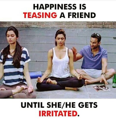 I do...I do...with my dear Anu I vil irritate her like a hel but she vil also Friendship Jokes, Friendship Things, Friendship Captions, Friend Ship, Bff Quotes Funny, Funny Attitude Quotes, School Quotes Funny, Best Friend Quotes Funny, Funny School Jokes