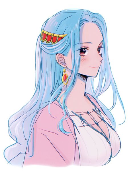 𝐎𝐧𝐞 𝐏𝐢𝐞𝐜𝐞 Vivi Fanart One Piece, Vivi Nefertari Fanart, One Piece Vivi Fanart, Princess Vivi One Piece, Vivi One Piece Fanart, One Piece Vivi, Princess Vivi, Vivi One Piece, One Piece Rebecca