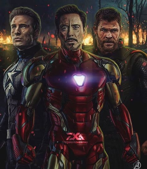 Avengers: Endgame on Instagram: “The final battle 🔥 . . . #avengers4 #TheMightyThree #marvel }#marvelstudios #marvelcomics #avengers Godzilla Wallpaper, Iron Man Captain America, Marvel Artwork, Marvel Vs Dc, Marvel Comic Universe, Marvel Actors, Marvel Films, Wallpapers Iphone, Marvel Vs