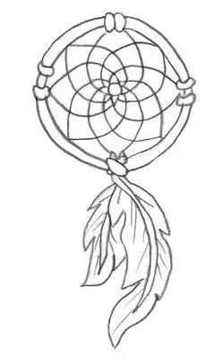 Simple dreamcatcher design Easy Dreamcatcher, Simple Dream Catcher Tattoo, Simple Dream Catcher, Country Drawings, Dreamcatcher Drawing, Salt Paint, Dreamcatcher Tattoos, Dream Catcher Drawing, Owl Tattoo Drawings