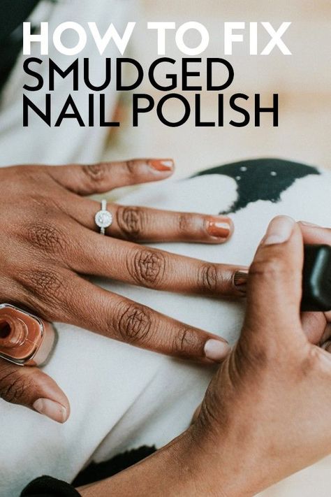 Fix Nail Polish, Bumpy Nails, Glossy Nails, At Home Manicure, Bad Nails, Paint Nails, Quick Nail, Nail Painting, Fingernail Polish