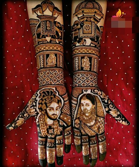 Mehndi Designs Dulha Dulhan, Mehndi Drawing, Royal Elephant, Raja Rani, Rajasthani Mehndi Designs, Kids Party Wear Dresses, Bridal Mehendi Designs Hands, Mehndi Designs Bridal Hands, Mehndi Images