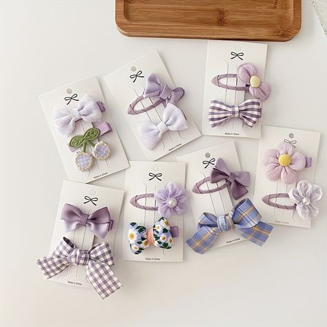 Faster shipping. Better service Birthday Banquet, Hair Accessories For Girls, Hair Bow Clip, Baby Hair Accessories, Purple Bows, Baby Hair Clips, Purple Girls, Bow Hair Clip, Bow Clip