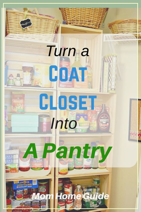 Converting Closet To Pantry, Diy Closet To Pantry, Convert Closet To Pantry, Coat Closet Into Pantry, Closet To Pantry Convert, Closet Into Pantry, Closet To Pantry, Closet Into A Pantry, Bathroom Update Diy