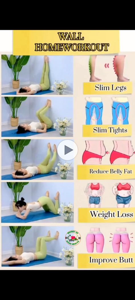 Yoga pilates - reduce body fat || Stretches for Lower Back, Hamstrings, Hips & Inner Thighs #fitness

#Yogapilates #reducebodyfat #yoga #workout #weightloss #bellyfat #health #fitness 
#BeginnersPilates #WallExercises

@Secret Of Good Health  
#secret_of_good_health 

at home workout
pilates
exercise
fitness
workout
workout
video
pilates workout
pilates video
thigh workout
pilates thigh workout
pilates leg workout
no equipment workout
acharya balkrishna, ramdev baba, 
swami ramdev
yoga for thigh Bądź Fit, Pilates Workout Plan, Wall Yoga, Pilates Workout Videos, Pilates Challenge, Wall Workout, Full Body Workouts, Pilates For Beginners, Workout Without Gym