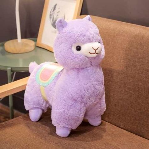 Alpaca Cartoon, Alpaca Plushie, Llama Stuffed Animal, Llama Plush, Alpaca Gifts, Cute Alpaca, Kawaii Plushies, Cute Cartoon Animals, Cute Unicorn