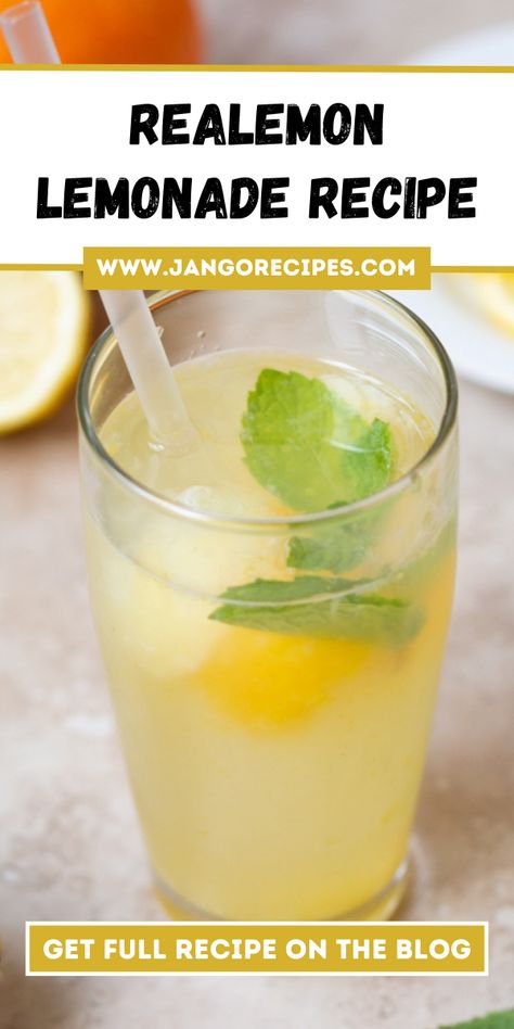 In this blog, I will share with you a Realemon Lemonade Recipe that is extremely delicious. #RealemonLemonadeRecipe #Recipe Real Lemon Lemonade Recipe, How To Make Lemonade, True Lemon, Food Advice, Lemon Lemonade, Lemonade Recipe, Lemonade Recipes, Flavor Profiles, Fun Drinks