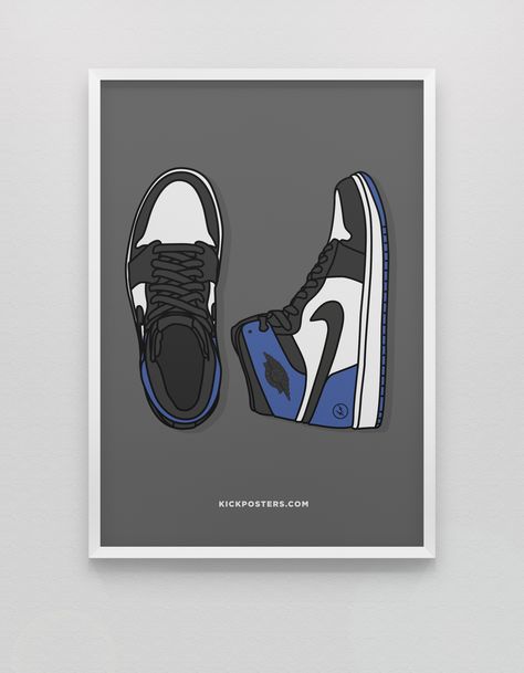 ★ NEW! ★ <br>Fragment Design Jordan 1 Iphone Wallpaper Jordan, Jordan Painting, Posters On Wall, Hypebeast Iphone Wallpaper, New Instagram Logo, Sneakers Illustration, Posters On Wall Bedroom, Sneakers Wallpaper, Nike Art