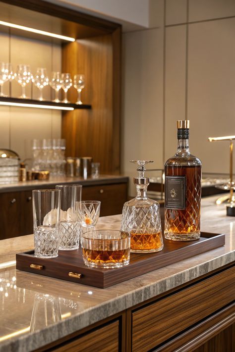 Elegant Bar, Bar Setup, Whiskey Bar, Serving Table, Bar Set Up, Kitchen Redo, Office Table, Trading Strategies, Whiskey